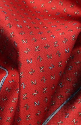 Мужской шелковый платок ZILLI красного цвета по цене 8640 руб., арт. 51609/HANDKERCHIEF | Фото 2 Мужской шелковый платок ZILLI красного цвета, арт. 51609/HANDKERCHIEF | Фото 2