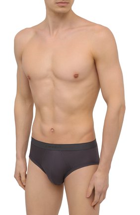 Мужские хлопковые брифы ZIMMERLI темно-серого цвета по цене 7180 руб., арт. 286-1444 | Фото 2 Мужские хлопковые брифы ZIMMERLI темно-серого цвета, арт. 286-1444 | Фото 2