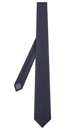 Мужской шелковый галстук ETON темно-синего цвета, арт. A000 31550 | Фото 2 (Материал: Текстиль, Шелк; Принт: Без принта)