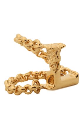 Женское кольцо alphabet l CHLOÉ золотого цвета по цене 21950 руб., арт. CHC21SFR0LCB7 | Фото 1 Женское кольцо alphabet l CHLOÉ золотого цвета, арт. CHC21SFR0LCB7 | Фото 1 (Материал: Металл)