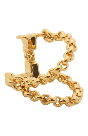 Женское кольцо alphabet l CHLOÉ золотого цвета по цене 21950 руб., арт. CHC21SFR0LCB7 | Фото 2 Женское кольцо alphabet l CHLOÉ золотого цвета, арт. CHC21SFR0LCB7 | Фото 2 (Материал: Металл)