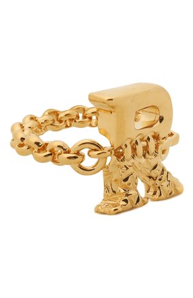 Женское кольцо alphabet r CHLOÉ золотого цвета по цене 21950 руб., арт. CHC21SFR0RCB7 | Фото 1 Женское кольцо alphabet r CHLOÉ золотого цвета, арт. CHC21SFR0RCB7 | Фото 1 (Материал: Металл)