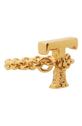 Женское кольцо alphabet t CHLOÉ золотого цвета по цене 22050 руб., арт. CHC21SFR0TCB7 | Фото 1 Женское кольцо alphabet t CHLOÉ золотого цвета, арт. CHC21SFR0TCB7 | Фото 1 (Материал: Металл)