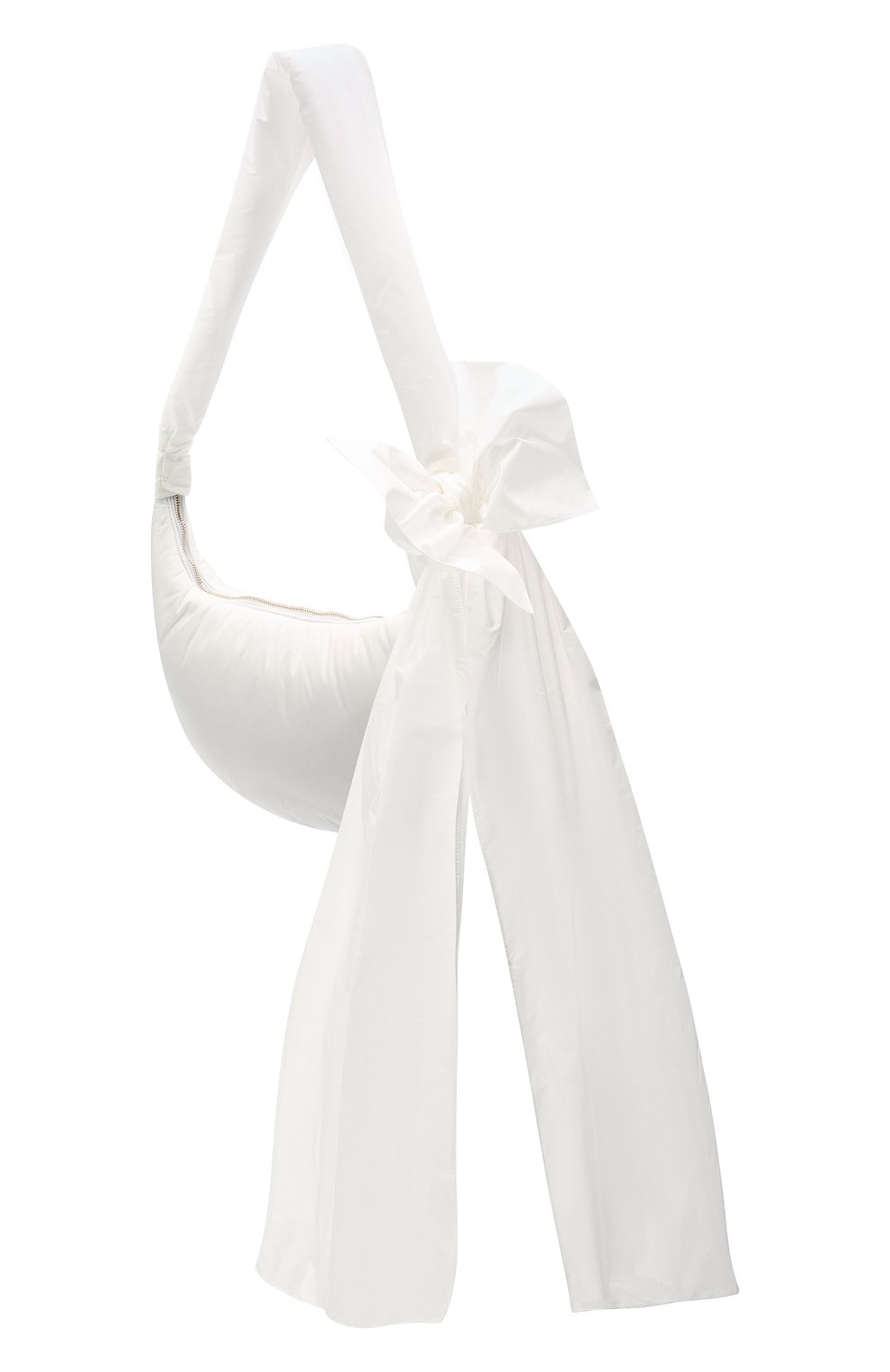 Женская сумка REDVALENTINO белого цвета, арт. VQ0B0C44/BAA | Фото 3 (Сумки-технические: Сумки через плечо; Размер: medium; Материал: Текстиль)