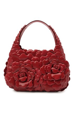 Женская сумка atelier rose VALENTINO красного цвета, арт. VW0B0I57/JBZ | Фото 1 (Материал: Натуральная кожа; Размер: medium; Сумки-технические: Сумки top-handle; Региональные ограничения белый список (Axapta Mercury): RU)