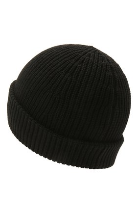 Женская шерстяная шапка VETEMENTS черного цвета, арт. UE51SA500B 1399/W | Фото 2 (Материал: Шерсть, Текстиль)