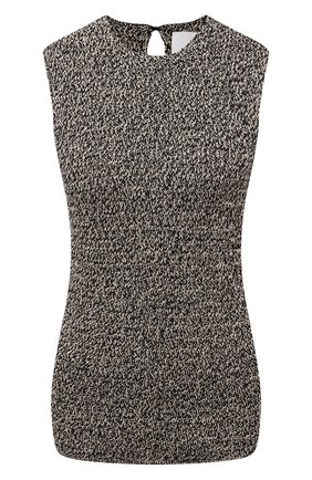 Женский хлопковый топ JIL SANDER серого цвета по цене 57600 руб., арт. JSWS751303-WSY24038 | Фото 1 Женский хлопковый топ JIL SANDER серого цвета, арт. JSWS751303-WSY24038 | Фото 1