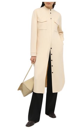 Женское кашемировое платье JIL SANDER светло-бежевого цвета по цене 421500 руб., арт. JSPS501785-WS100903 | Фото 2 Женское кашемировое платье JIL SANDER светло-бежевого цвета, арт. JSPS501785-WS100903 | Фото 2