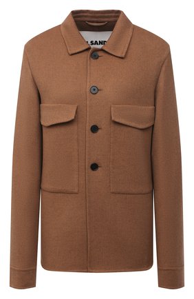 Женский кашемировый жакет JIL SANDER коричневого цвета по цене 315000 руб., арт. JSPS150185-WS100903 | Фото 1 Женский кашемировый жакет JIL SANDER коричневого цвета, арт. JSPS150185-WS100903 | Фото 1