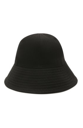 Женская хлопковая панама JIL SANDER черного цвета по цене 29300 руб., арт. JPPS590911-WS241900 | Фото 1 Женская хлопковая панама JIL SANDER черного цвета, арт. JPPS590911-WS241900 | Фото 1