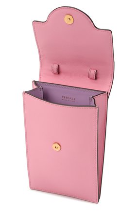 Кожаный чехол для телефона la medusa VERSACE розового цвета по цене 76150 руб., арт. DP8I060/DVIT2T | Фото 4 Кожаный чехол для телефона la medusa VERSACE розового цвета, арт. DP8I060/DVIT2T | Фото 4