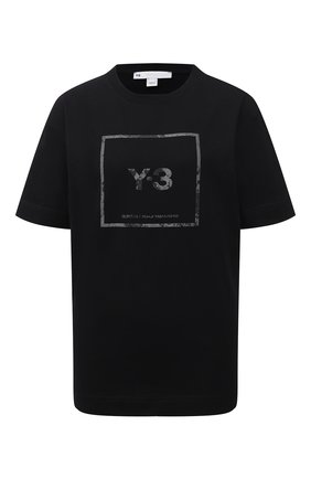 Женская хлопковая футболка Y-3 черного цвета по цене 9345 руб., арт. GV6060/W | Фото 1 Женская хлопковая футболка Y-3 черного цвета, арт. GV6060/W | Фото 1