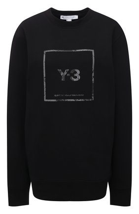 Женский хлопковый свитшот Y-3 черного цвета по цене 18950 руб., арт. GV6057/W | Фото 1 Женский хлопковый свитшот Y-3 черного цвета, арт. GV6057/W | Фото 1