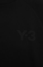 Женская хлопковая футболка Y-3 черного цвета, арт. GV0336/W | Фото 5 (Рукава: Длинные; Длина (для топов): Стандартные; Региональные ограничения белый список (Axapta Mercury): RU; Материал внешний: Хлопок; Женское Кросс-КТ: Футболка-одежда, Лонгслив-одежда)