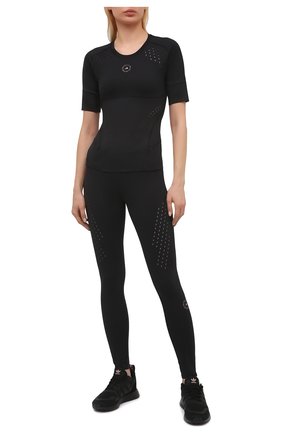 Женские леггинсы ADIDAS BY STELLA MCCARTNEY черного цвета по цене 11250 руб., арт. FU0752 | Фото 2 Женские леггинсы ADIDAS BY STELLA MCCARTNEY черного цвета, арт. FU0752 | Фото 2