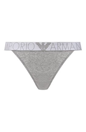Женские трусы-стринги EMPORIO ARMANI серого цвета по цене 3160 руб., арт. 163759/1P227 | Фото 1 Женские трусы-стринги EMPORIO ARMANI серого цвета, арт. 163759/1P227 | Фото 1