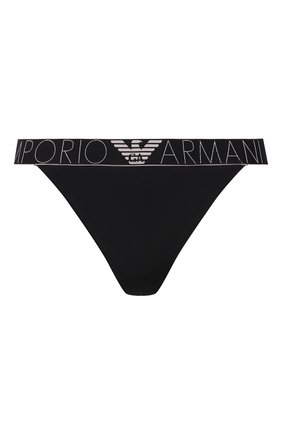Женские трусы-стринги EMPORIO ARMANI черного цвета по цене 3160 руб., арт. 163759/1P227 | Фото 1 Женские трусы-стринги EMPORIO ARMANI черного цвета, арт. 163759/1P227 | Фото 1