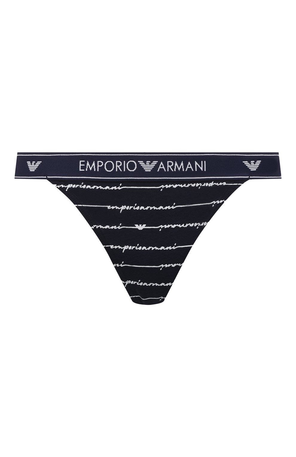 Женские темно-синие трусы-стринги EMPORIO ARMANI купить в интернет-магазине  ЦУМ Казахcтан, арт. 163759/1P219