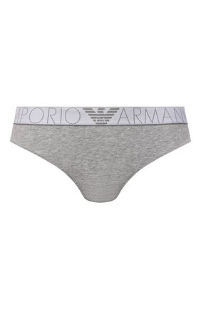 Женские трусы-слипы EMPORIO ARMANI серого цвета по цене 3160 руб., арт. 162525/1P227 | Фото 1 Женские трусы-слипы EMPORIO ARMANI серого цвета, арт. 162525/1P227 | Фото 1