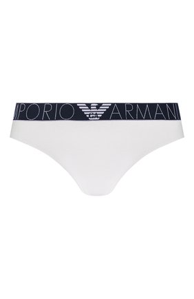 Женские трусы-слипы EMPORIO ARMANI белого цвета по цене 3160 руб., арт. 162525/1P227 | Фото 1 Женские трусы-слипы EMPORIO ARMANI белого цвета, арт. 162525/1P227 | Фото 1