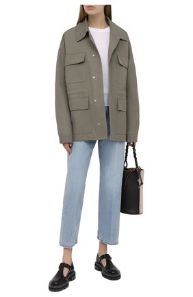 Женская куртка STELLA MCCARTNEY хаки цвета по цене 123500 руб., арт. 602978/SIA03 | Фото 2 Женская куртка STELLA MCCARTNEY хаки цвета, арт. 602978/SIA03 | Фото 2