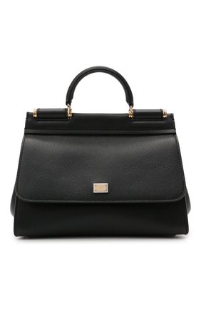 Женская сумка sicily small DOLCE & GABBANA черного цвета по цене 144000 руб., арт. BB6755/AW578 | Фото 1 Женская сумка sicily small DOLCE & GABBANA черного цвета, арт. BB6755/AW578 | Фото 1