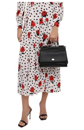 Женская сумка sicily small DOLCE & GABBANA черного цвета по цене 144000 руб., арт. BB6755/AW578 | Фото 2 Женская сумка sicily small DOLCE & GABBANA черного цвета, арт. BB6755/AW578 | Фото 2