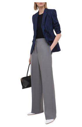Женский шерстяной жакет RALPH LAUREN темно-синего цвета по цене 248000 руб., арт. 290840103 | Фото 2 Женский шерстяной жакет RALPH LAUREN темно-синего цвета, арт. 290840103 | Фото 2