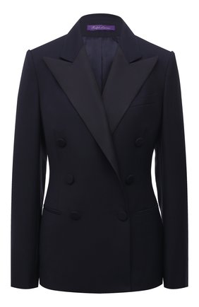 Женский шерстяной жакет RALPH LAUREN темно-синего цвета по цене 238000 руб., арт. 290840402 | Фото 1 Женский шерстяной жакет RALPH LAUREN темно-синего цвета, арт. 290840402 | Фото 1