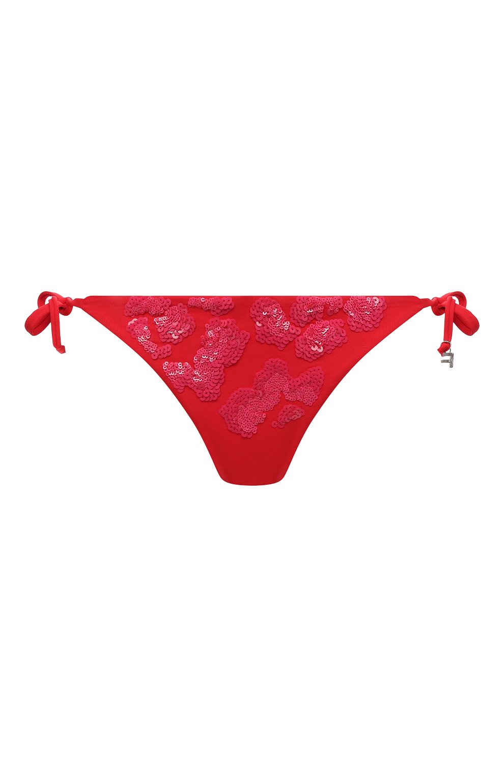 Женский плавки-бикини FISICO красного цвета, арт. S1/F/MS13MP | Фото 1 (Женское Кросс-КТ: Раздельные купальники; Материал внешний: Синтетический материал)
