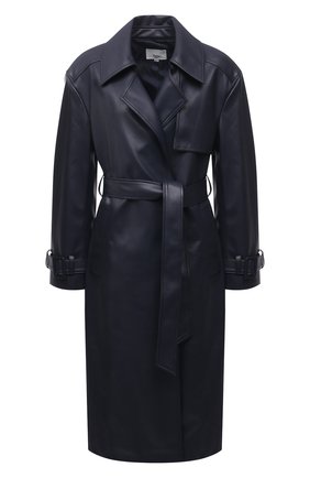 Женский плащ THE FRANKIE SHOP синего цвета по цене 49750 руб., арт. C0 FPT KR 10 | Фото 1 Женский плащ THE FRANKIE SHOP синего цвета, арт. C0 FPT KR 10 | Фото 1