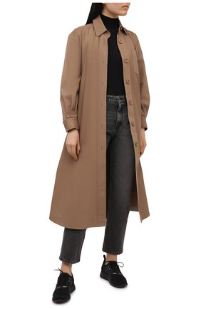 Женские комбинированные кроссовки colonna SALVATORE FERRAGAMO черного цвета по цене 55000 руб., арт. Z-07367241C | Фото 2 Женские комбинированные кроссовки colonna SALVATORE FERRAGAMO черного цвета, арт. Z-07367241C | Фото 2