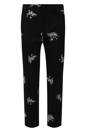 Женские брюки из хлопка и шерсти REDVALENTINO черного цвета по цене 49950 руб., арт. VR3RBD45/5M4 | Фото 1 Женские брюки из хлопка и шерсти REDVALENTINO черного цвета, арт. VR3RBD45/5M4 | Фото 1