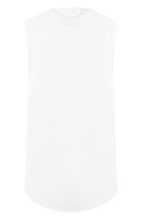 Женский хлопковый топ JIL SANDER белого цвета по цене 62900 руб., арт. JSWS565806-WS244200 | Фото 1 Женский хлопковый топ JIL SANDER белого цвета, арт. JSWS565806-WS244200 | Фото 1 (Длина (для топов): Стандартные; Материал внешний: Хлопок; Рукава: Без рукавов; Кросс-КТ: без рукавов; Стили: Минимализм)