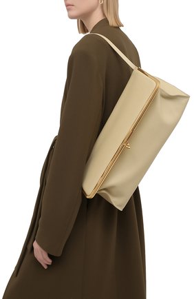 Женская сумка goji JIL SANDER бежевого цвета, арт. JSPS852500-WSB01045N | Фото 2 (Размер: large; Материал: Натуральная кожа; Сумки-технические: Сумки top-handle)
