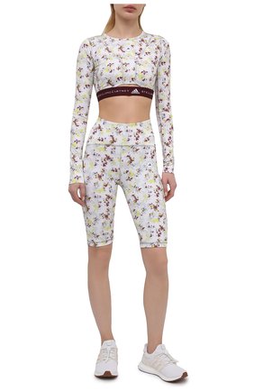 Женские шорты ADIDAS BY STELLA MCCARTNEY белого цвета по цене 8425 руб., арт. GL5829 | Фото 2 Женские шорты ADIDAS BY STELLA MCCARTNEY белого цвета, арт. GL5829 | Фото 2