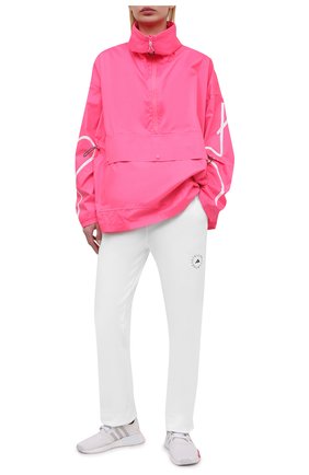 Женские хлопковые брюки ADIDAS BY STELLA MCCARTNEY белого цвета по цене 11250 руб., арт. GL5820 | Фото 2 Женские хлопковые брюки ADIDAS BY STELLA MCCARTNEY белого цвета, арт. GL5820 | Фото 2