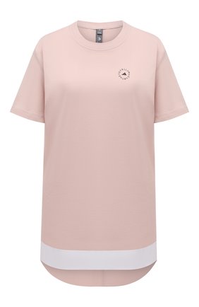 Женская хлопковая футболка ADIDAS BY STELLA MCCARTNEY розового цвета по цене 7560 руб., арт. GL5269 | Фото 1 Женская хлопковая футболка ADIDAS BY STELLA MCCARTNEY розового цвета, арт. GL5269 | Фото 1
