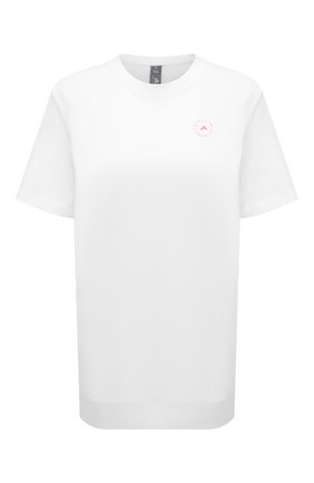 Женская хлопковая футболка ADIDAS BY STELLA MCCARTNEY белого цвета по цене 7560 руб., арт. GL5268 | Фото 1 Женская хлопковая футболка ADIDAS BY STELLA MCCARTNEY белого цвета, арт. GL5268 | Фото 1