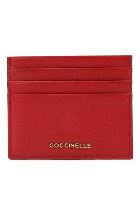 Женский кожаный футляр для кредитных карт COCCINELLE красного цвета по цене 4995 руб., арт. E2 HW5 12 95 01 | Фото 1 Женский кожаный футляр для кредитных карт COCCINELLE красного цвета, арт. E2 HW5 12 95 01 | Фото 1