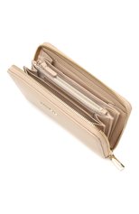 Женские кожаный кошелек COCCINELLE светло-бежевого цвета, арт. E2 HW5 11 32 01 | Фото 3 (Материал: Натуральная кожа; Застежка: Молния)