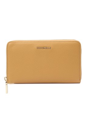 Женские кожаный кошелек COCCINELLE бежевого цвета по цене 14500 руб., арт. E2 HW5 11 32 01 | Фото 1 Женские кожаный кошелек COCCINELLE бежевого цвета, арт. E2 HW5 11 32 01 | Фото 1