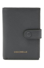 Женские кожаный кошелек COCCINELLE серого цвета, арт. E2 HR0 11 B1 01 | Фото 1 (Материал: Натуральная кожа; Кросс-КТ: другое)