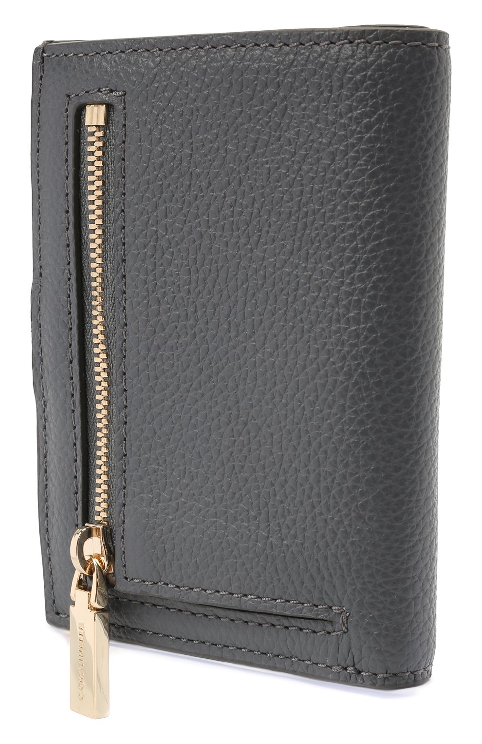 Женские кожаный кошелек COCCINELLE серого цвета, арт. E2 HR0 11 B1 01 | Фото 2 (Материал: Натуральная кожа; Кросс-КТ: другое)