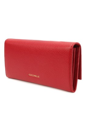 Женские кожаный кошелек COCCINELLE красного цвета по цене 15050 руб., арт. E2 HI5 11 03 01 | Фото 2 Женские кожаный кошелек COCCINELLE красного цвета, арт. E2 HI5 11 03 01 | Фото 2