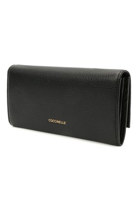 Женские кожаный кошелек COCCINELLE черного цвета по цене 15050 руб., арт. E2 HI5 11 03 01 | Фото 2 Женские кожаный кошелек COCCINELLE черного цвета, арт. E2 HI5 11 03 01 | Фото 2