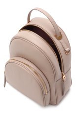 Женский рюкзак lea COCCINELLE бежевого цвета, арт. E1 H60 14 01 01 | Фото 4 (Размер: medium; Материал: Натуральная кожа; Стили: Кэжуэл)