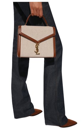 Женская сумка cassandra SAINT LAURENT светло-коричневого цвета по цене 178000 руб., арт. 623931/HZD2J | Фото 2 Женская сумка cassandra SAINT LAURENT светло-коричневого цвета, арт. 623931/HZD2J | Фото 2