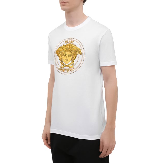 фото Хлопковая футболка versace