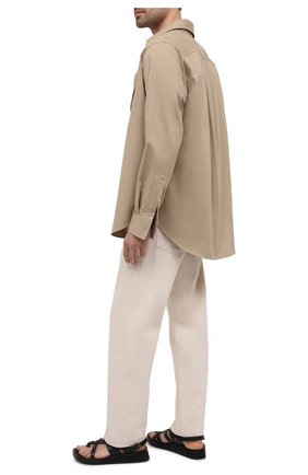 Мужские кожаные сандалии SAINT LAURENT черного цвета по цене 66700 руб., арт. 649005/12K00 | Фото 2 Мужские кожаные сандалии SAINT LAURENT черного цвета, арт. 649005/12K00 | Фото 2 (Материал внутренний: Натуральная кожа)